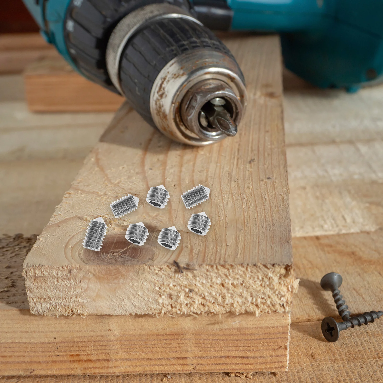 

250pcs Stainless Steel Allen Pointed Screws Set For Door Handles Faucets Fixing Hexagonal Machine Screw Assortment Kit