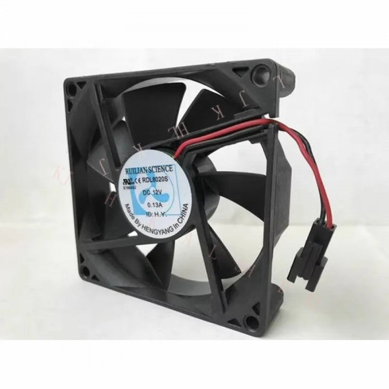 N nuevo para RUILAN SCIENCE RDL8020S 12V 0.13A 80*20MM 8CM ventilador