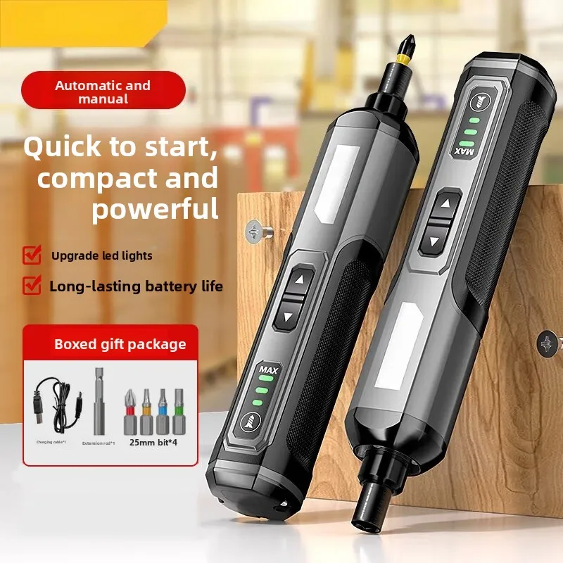 Electric screwdriver rechargeable small mini electric screwdriver with screw batch head