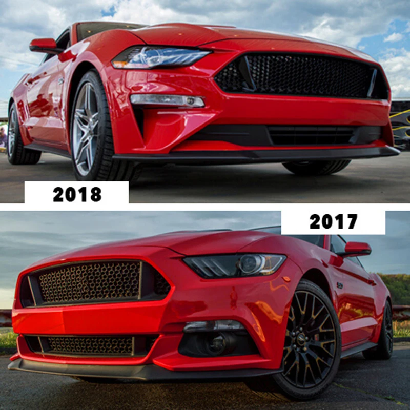 Headlight Assembly Retrofit Upgrade Dual Beam Lens Plug and Play Streamer Steering For Mustang 2018 2019 2020