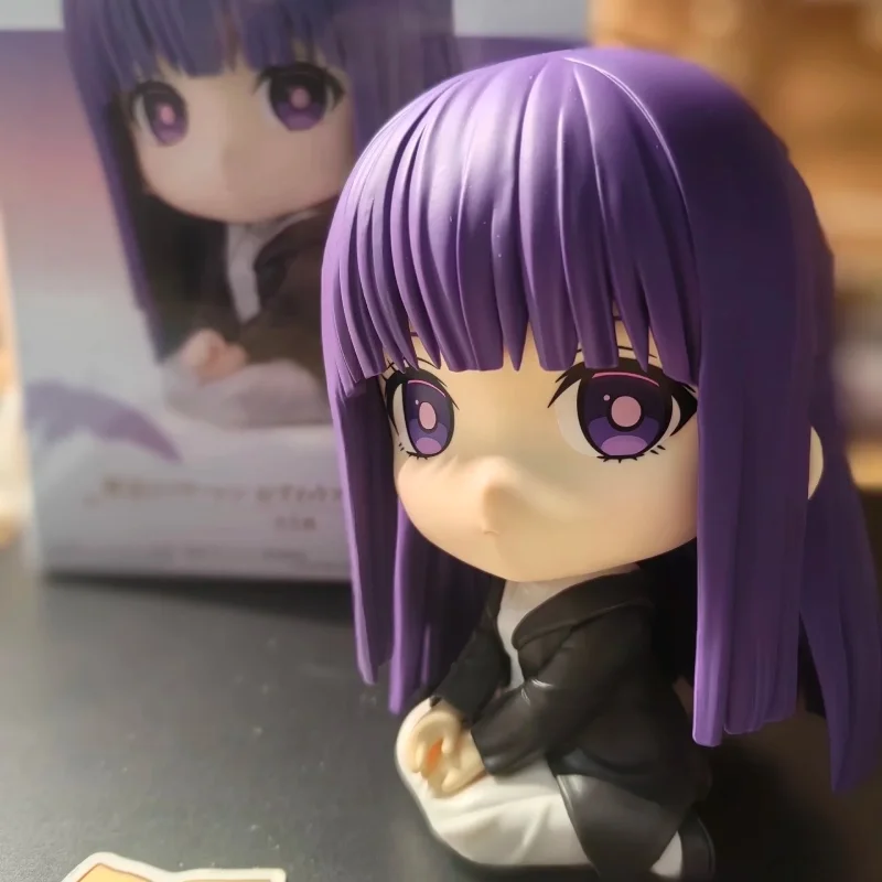 

New Bandai Namco Banpresto Genuine Frieren:Beyond Journey'S End Frieren Fern Q Version Sitting Posture Figure Model Toygift