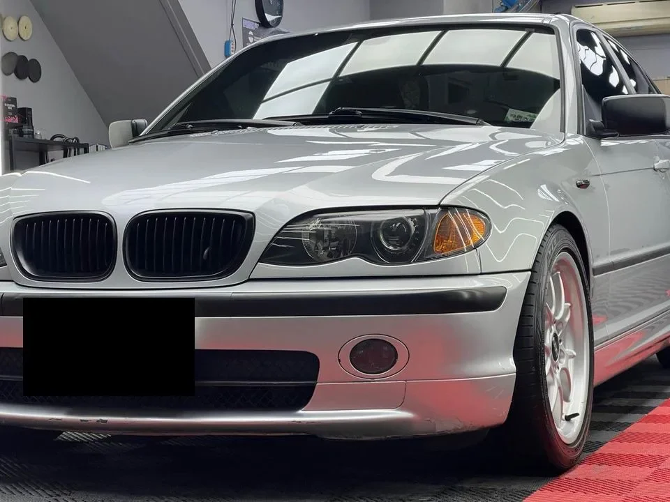 XVIP Gloss Single Line Style Front Nieren-Renngitter für BMW 3er E46 325i 4-Türer 2002–2004 obere Grills im Diamanten-Stil – Detail 23