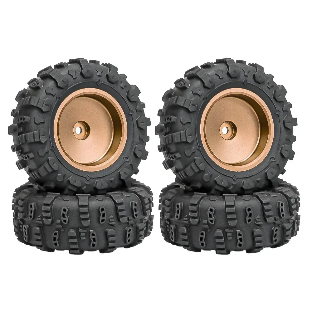 Jantes de simulation de roues en métal de 1,3 pouces pour voiture RC Crawler 1/18 TRX4M 1/24 SCX24 FMS Ascent-18 DIY