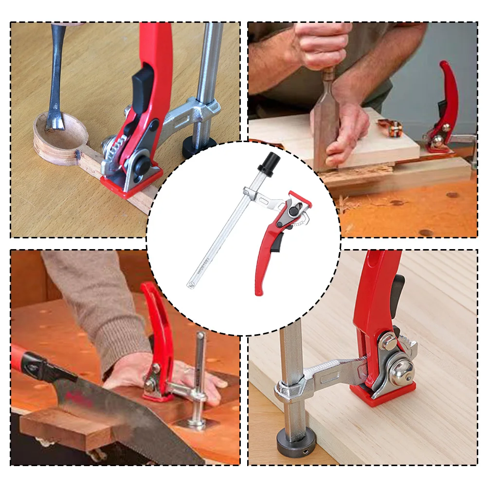 1Pc Quick-Adjust Welding Fixture Vertical Workbench Surfaces Hold Down Clamp For 16mm/28mm Dog Hole For Welding Platform Tools