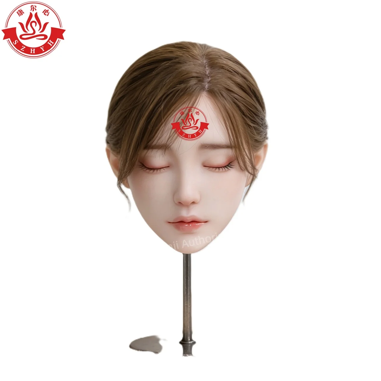 

Wonanii Food Grade Silicone Big Head HYH-SHB-KX-0147, M16 Interface Open Mouth Teeth Tongue, Makeup Practice, Hairstyle Design