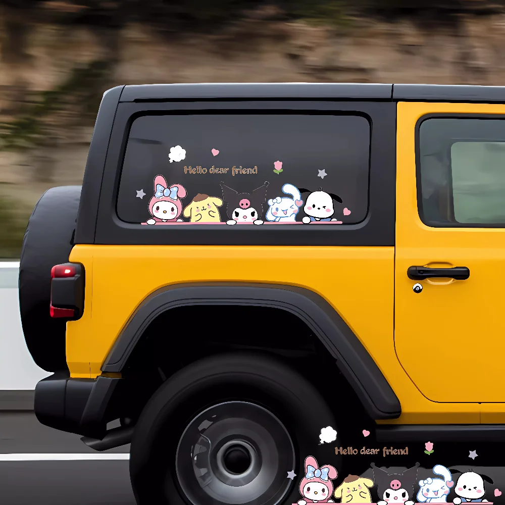 

Sanlio car sticker cute sticker for car laptop window decoration sticker