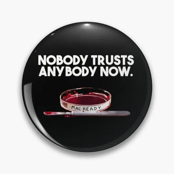 Noy Trusts Anyy Now  Soft Button Pin Fashion Cute Lover Funny Creative Metal Decor Clothes Women Hat Brooch Collar Jewelry