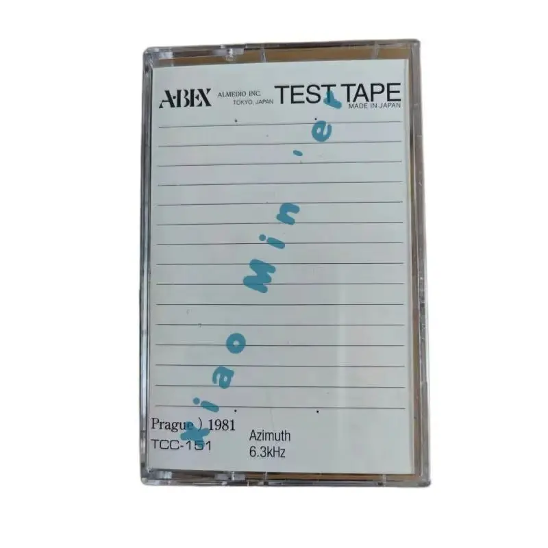 Cinta de prueba Azimuth para ABEX TCC-151, Original, 6,3 kHz, nueva