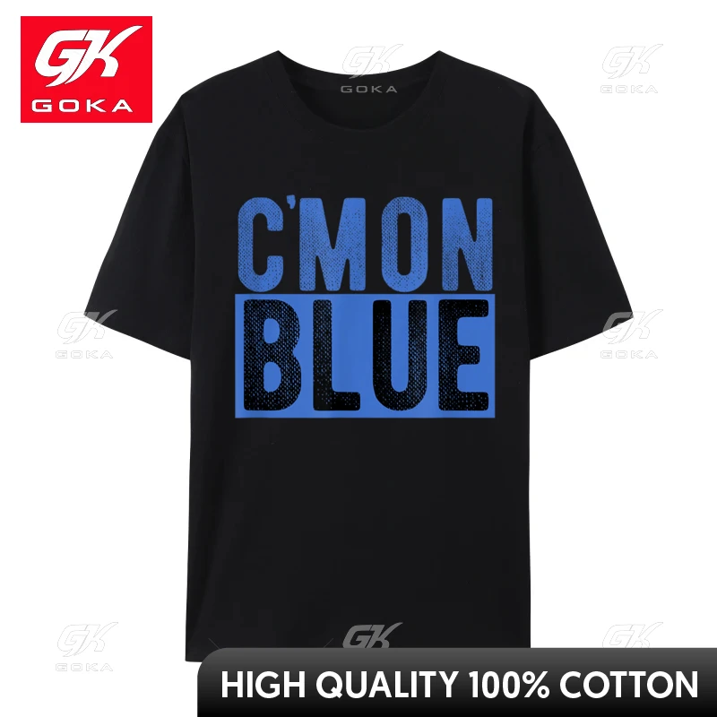 Cmon Come on Blue Umpire Baseball Fan Lover Classic Cotton Male Tops Shirts Comfortable T-Shirt Customized Tee-Shirt Fashion