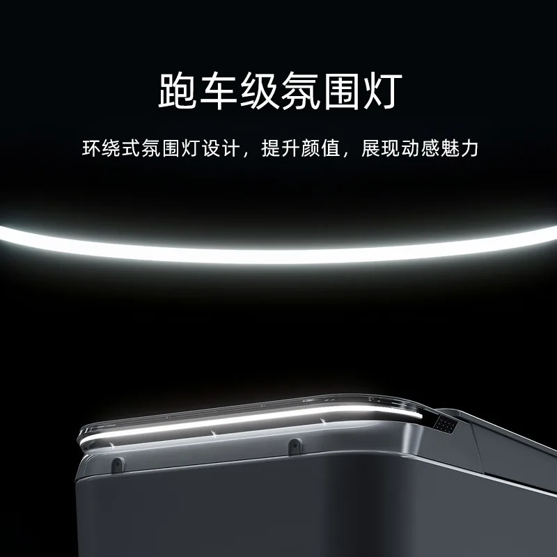 

Новая модель не имеет ограничитель давления воды, встроенный пенопластовый экран, полностью автоматический двойной унитаз водного пути, умный туалет