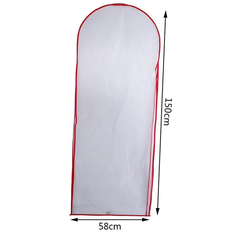 180cm/150cm Dress Bag Bridal Gown Long Clothes Bags Protector Case Dustproof Cover Wedding Dresses Garment Clothing Dust