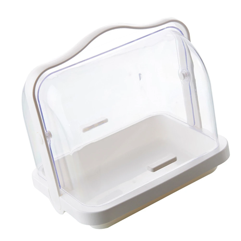 

Baby Dinnerware Organizer Dustproof Storage Box Multi-Functional Cutlery Container Flipping Cover Detachable Design Safe