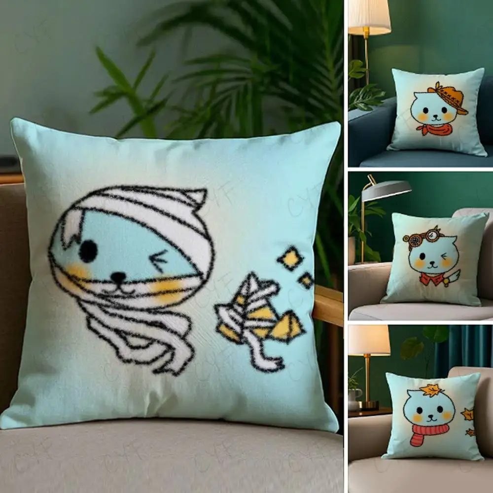 

Kwaii Anime Q-Qoo Pillow Case Custom Printed Brushed Fleece Pillow, Baby Skin-Touch, Eco-Friendly Dye-Sublimation Cushion for Ho