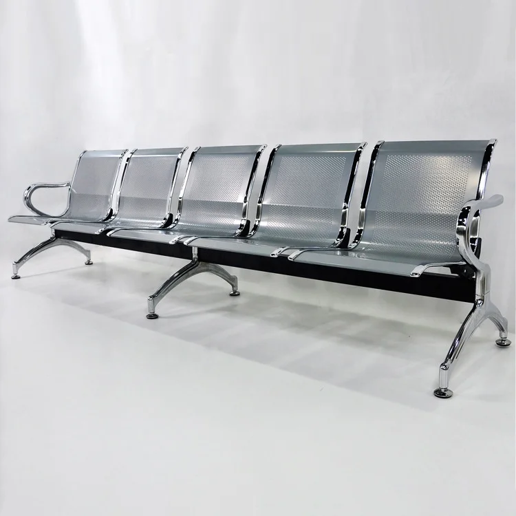 Goede kwaliteit moderne wachtstoelen ziekenhuis luchthaven metaal gemakkelijk schoon te maken stevig