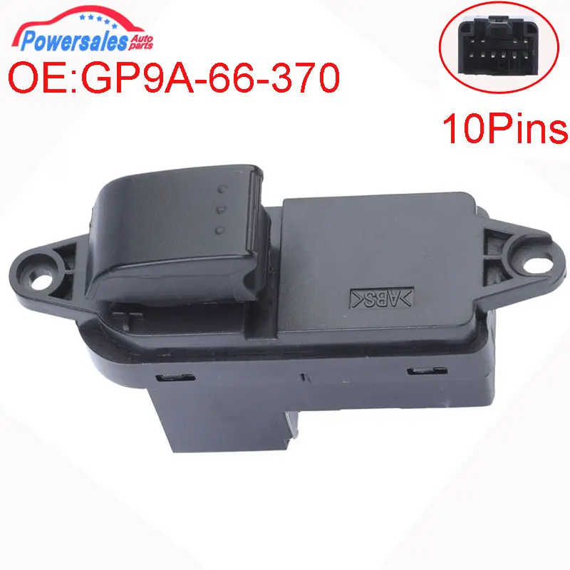 New Front Right Passenger Side Power Window Switch Button For 2006-2007 Mazda 6 GP9A-66-370 GP9A66370