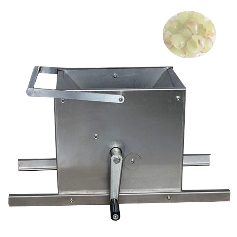 Wine Processing Electric Grape Crusher Destemmer Separator Mulberry Strawberry Cherry Apple Pear Crushing Machine