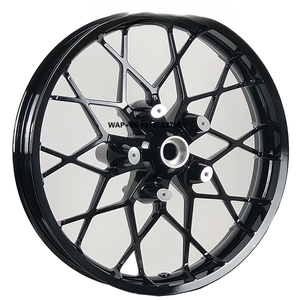 

Custom 21" 22" 23" 24" Front Gloss Black 21 Inch Motorcycle Wheel Rims for Road King