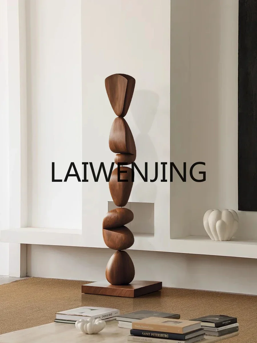 

b20 Hallway Floor Ornaments Abstract Solid Wood Sculpture Soft Decoration Artwork