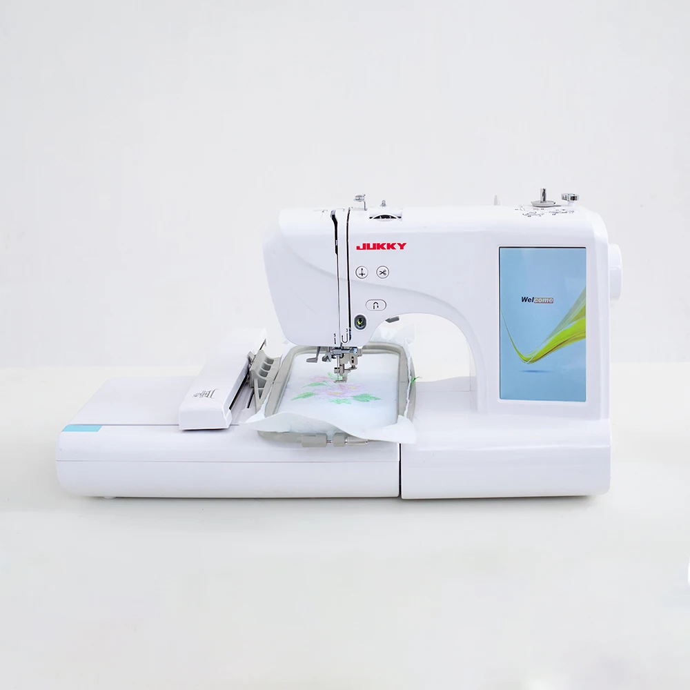 JUKKY ES5 Home Broderie Small Automatic Computerized Flat Embroidery Pattern Sewing Machines for Fabrics Maquina De Bordar