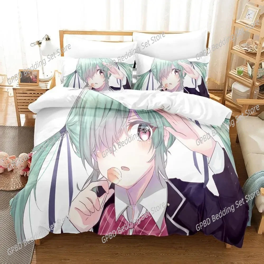 Yamada-kun and the Seven Witches Comfortable Duvet Quilt Cover Pillowcase Bedding Set Children Bedroom Decoration Home Textile