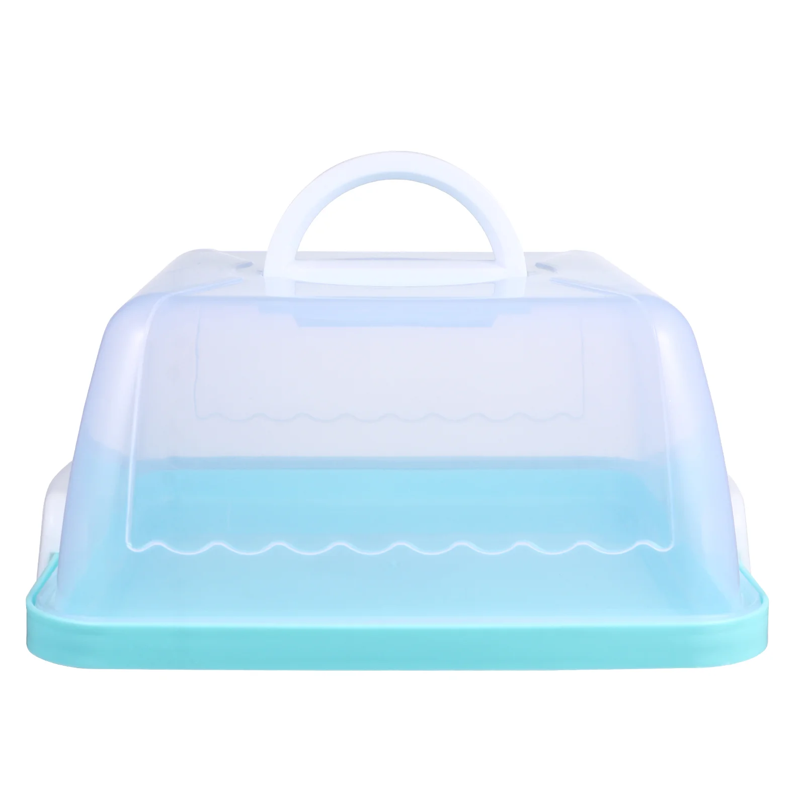 

Portable Cake Box Containers for Food Holder Pie Packaging Boxes Plastic Cupcake Carrier Travel