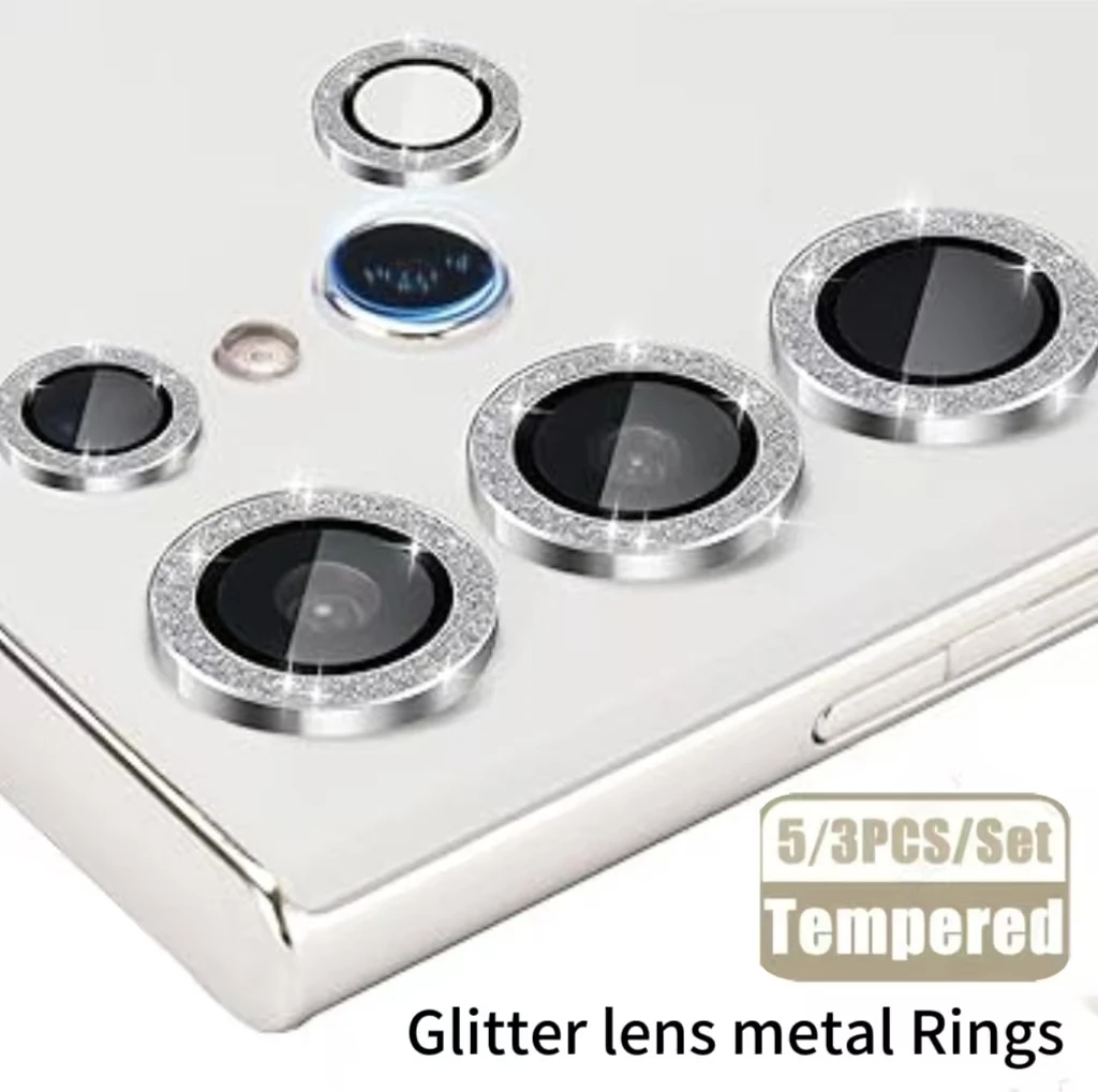 5/3 Stück/Set Kameraobjektiv-Schutzring aus gehärtetem Glas für Samsung Galaxy S26 S25 S24 S23 S22 Ultra FE Plus S26Ultra S25FE S24FE