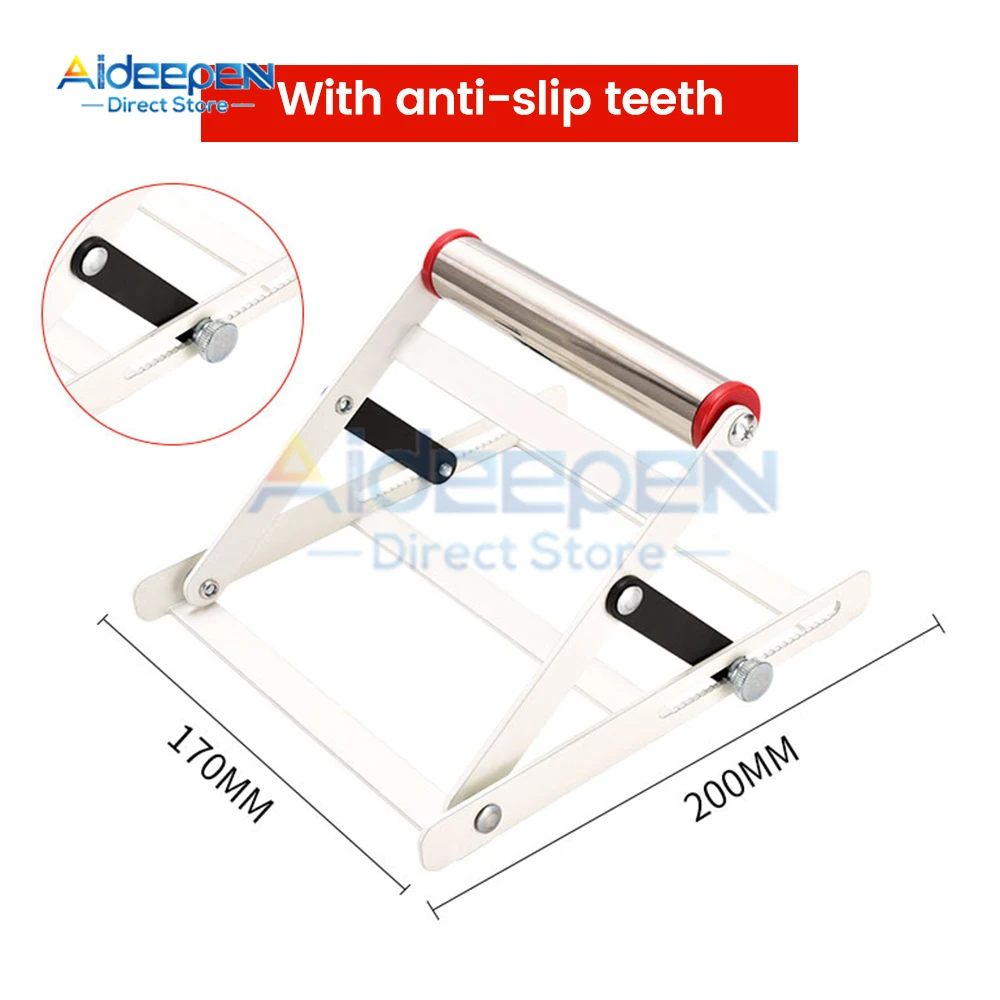 1Pc Snijmachine Rolbeugel 55-135Mm Verstelbare Roestvrijstalen Opvouwbare Snijmachine Ondersteuning Frame Lift Tafelbeugel