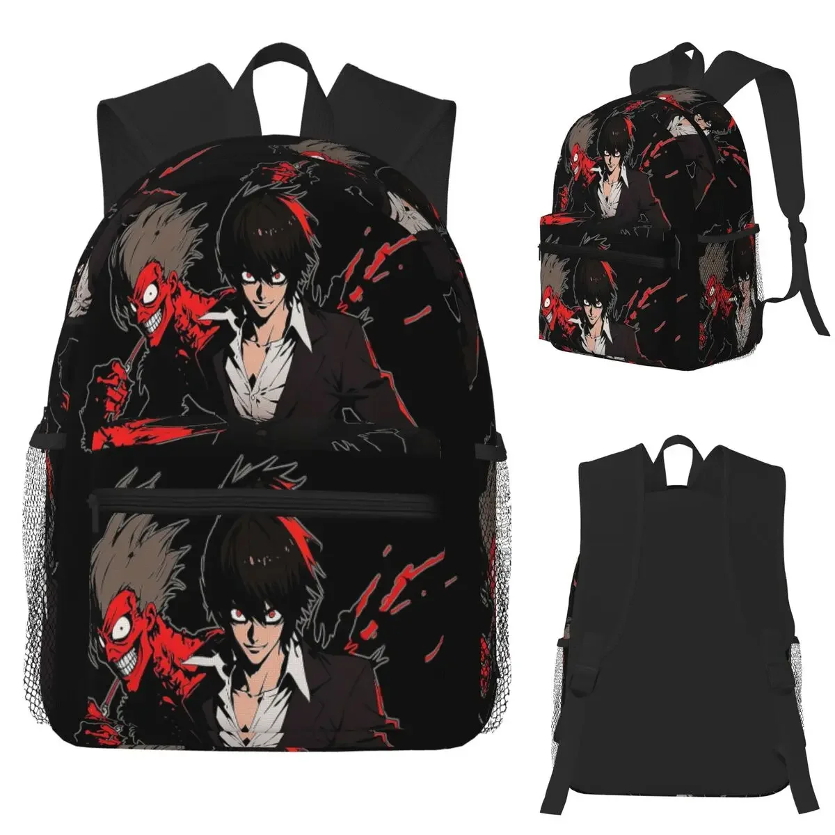 Duality Of Shadows (Deathnote) حقيبة ظهر مدرسية للطلاب المشي لمسافات طويلة السفر Daypack للبنين بنات حقيبة الكتب حقائب الكتف #1