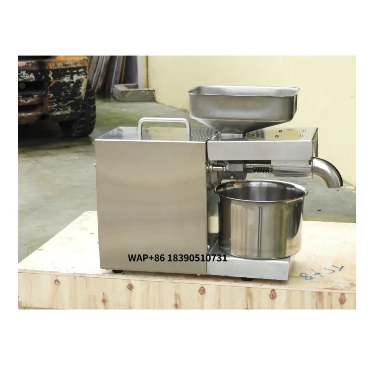 Stainless Steel New Smart Mini Oil Press Home Use/Commercial Use Sunflower Oil Olive Oil Press Making Machine for Sale