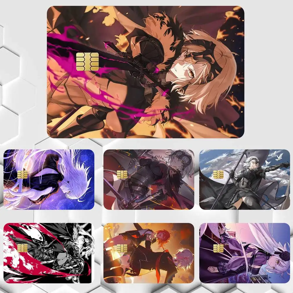 Jeanne d'Arc Alter FGO  Sticker Film Tape Skin for Credit Card Debit Card Waterproof Stickers