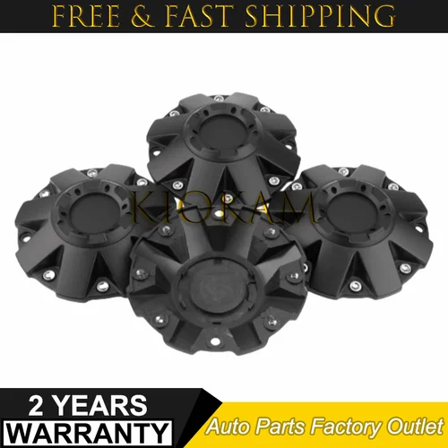 Imagen 2 del producto 1/4 Uds 180mm 152mm tapa central de rueda para C108015-16B01 C806805-1 C806806 C806805 C108010B cubierta de llanta reajustes de polvo negro