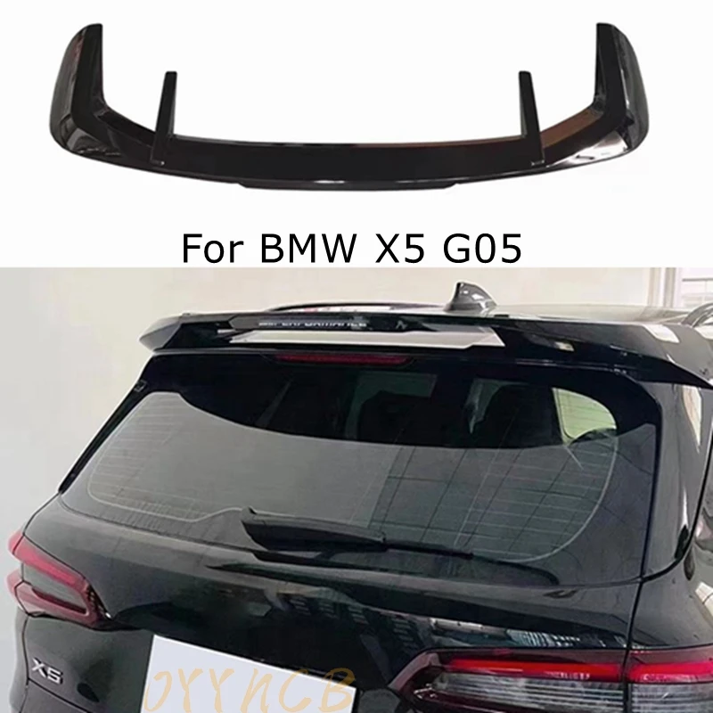 For BMW X5 G05 High Quality Carbon Fiber/ Gloss Black Rear Roof Spoiler Wing 2019 -2023