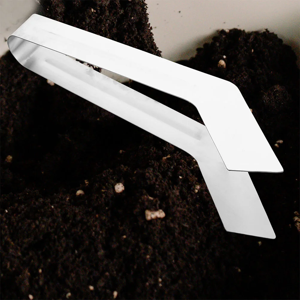 

2pcs Transplanting Tool Set Stainless Steel Pliers Garden Plants Removal Tong Portable Planting Tool Handheld for Flower