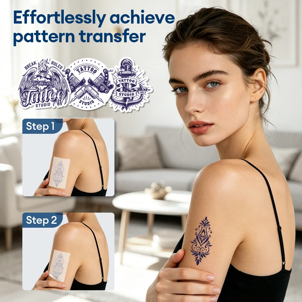 2Inch Tattoo Paper 50mm Mini Tattoo Transfer Papers For C50 Mini Portable Thermal Printer Stencil Transfer Paper Template Copier
