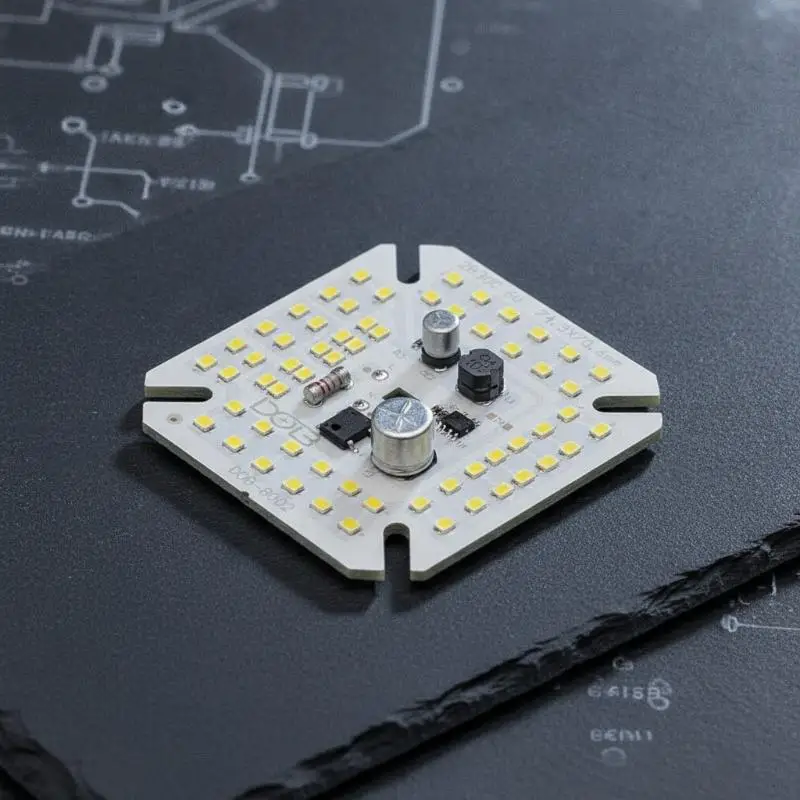 DOB Driver-Free LED Lamp Bead 220V 2835SMD Round LED Chip 7/9/15/18/24W for Showcase Display Lighting Upgrade