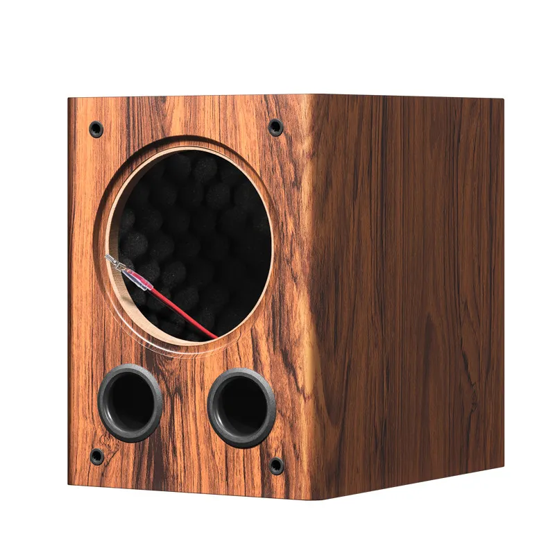 Suitable for 6.5-inch Subwoofer Speaker Empty Box Body, DIY Speaker Empty Box Shell Wooden Front Inversion