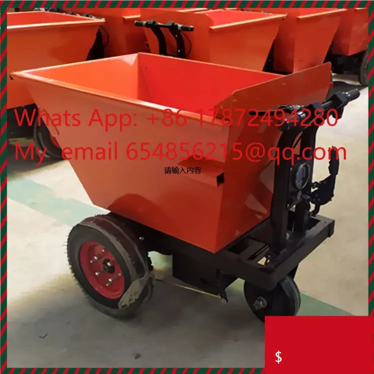 500 kg Mini Dumper ed Wheelbarrow, Hydraulic Dump Cart for Construction Garden