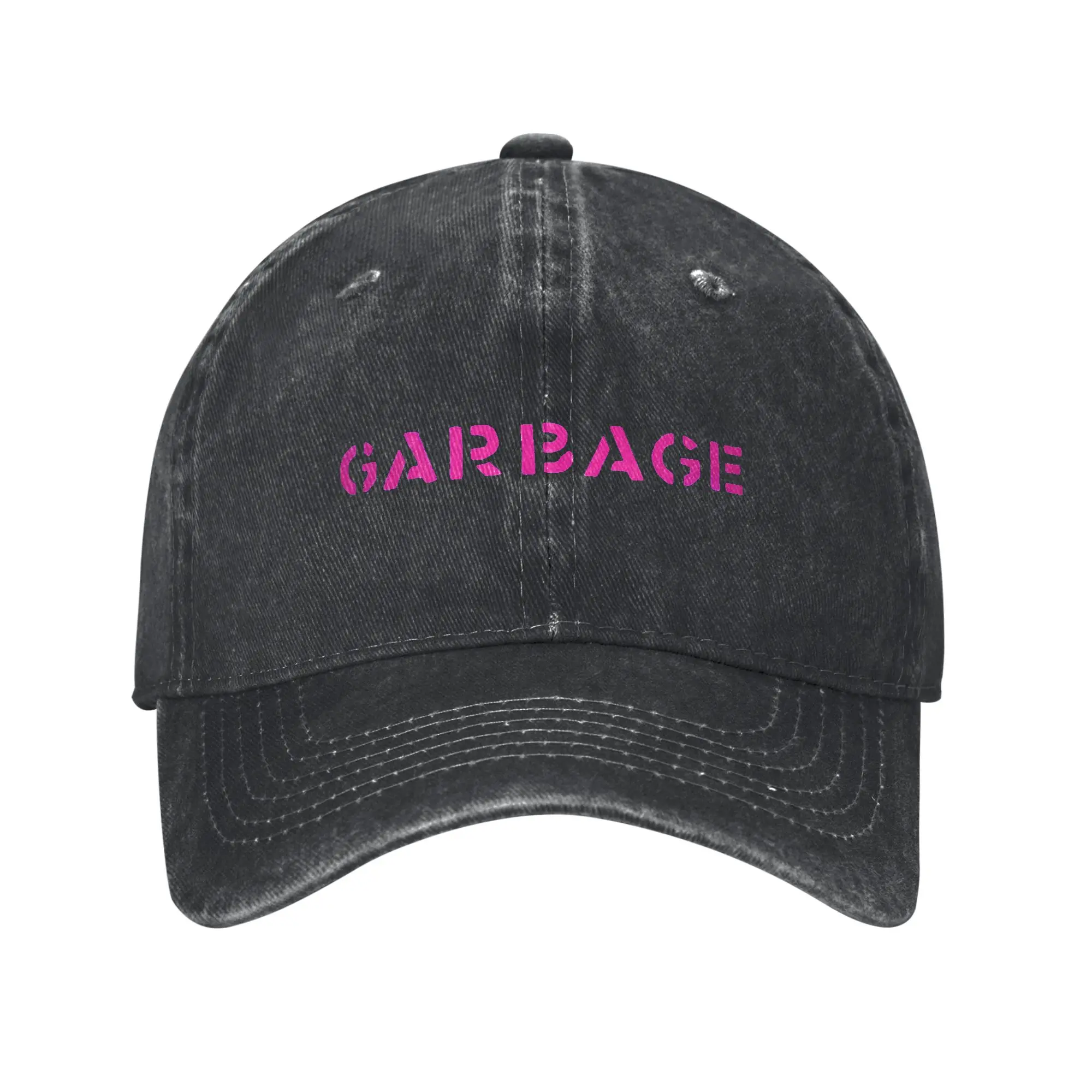 GARBAGE Logo Art Fashion Baseball Cap  Fashionable Hat Women's Daily Wear Hat Women's