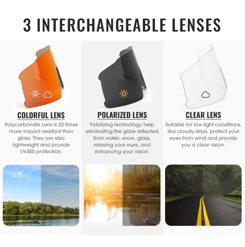 Photochrome Radfahren Gläser Outdoor Sport Polarisierte Fahrrad Sonnenbrille Männer MTB Radfahren Sonnenbrille Frauen Straße Fahrrad Brille – Detail 13