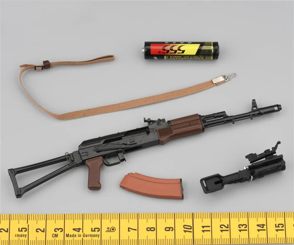 1/6 UJINDOU UD9049 Rosyjska Figurka Akcji Główna Broń AKS-74 Magazynek GP25 Pas Nośny Materiał PVC Nie Realistyczny Dla Figurki 12-calowej DIY