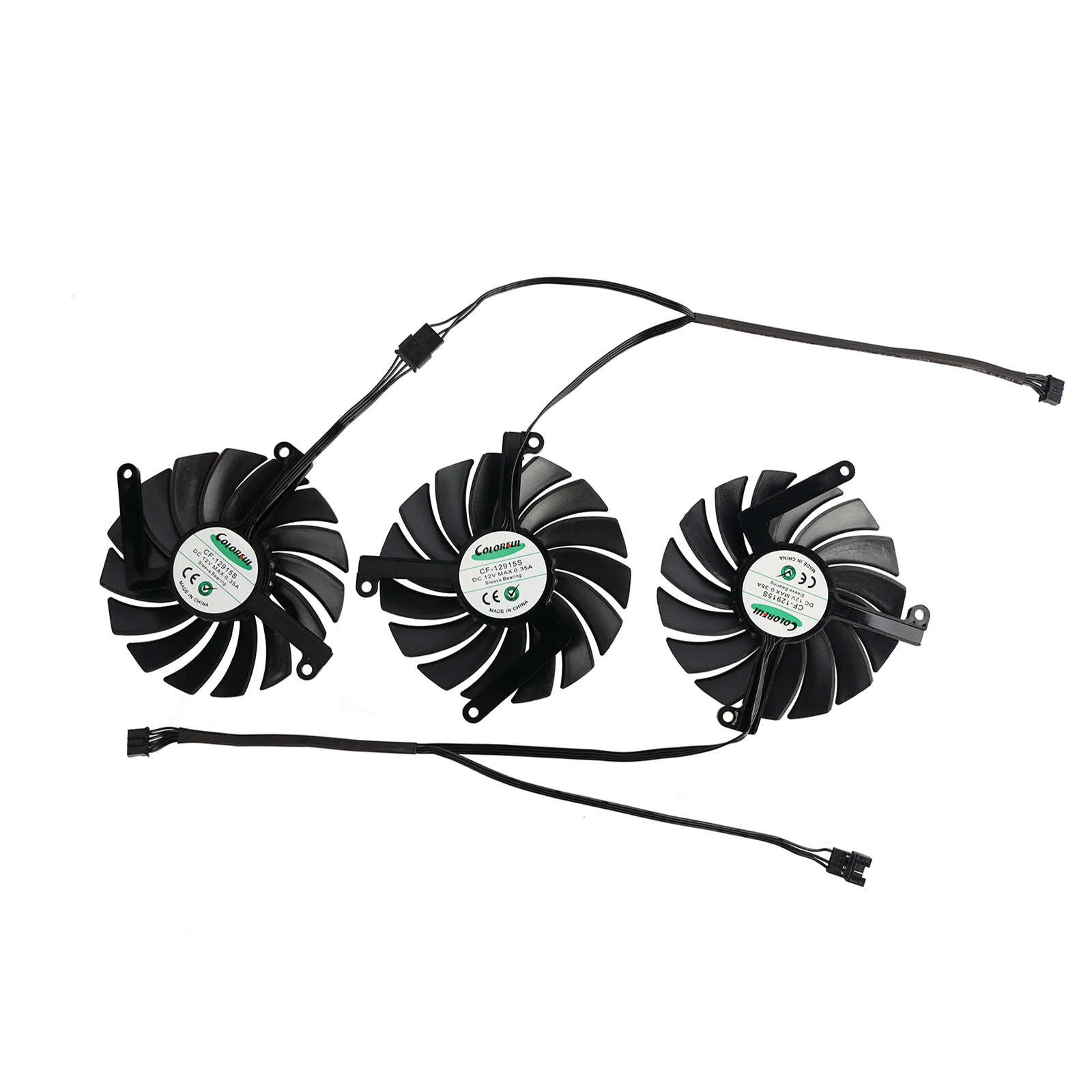 85มม.CF-12910S การ์ดพัดลมระบายความร้อนเปลี่ยนสำหรับ INNO3D RTX 3070 3070Ti 3080 3080Ti 3090 ICHILL X4 OC การ์ด