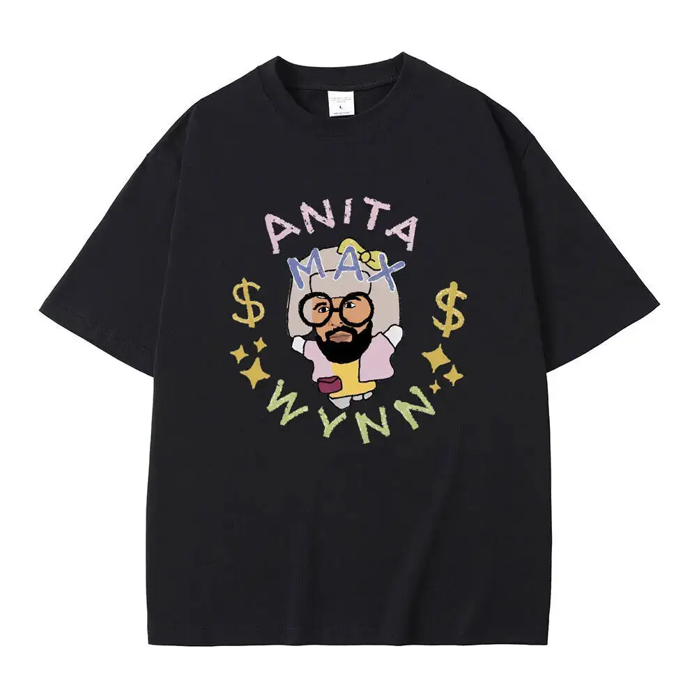 Funny Anita Max Wynn Drake Meme Print T Shirt Summer Male Kawaii Cute Short Sleev