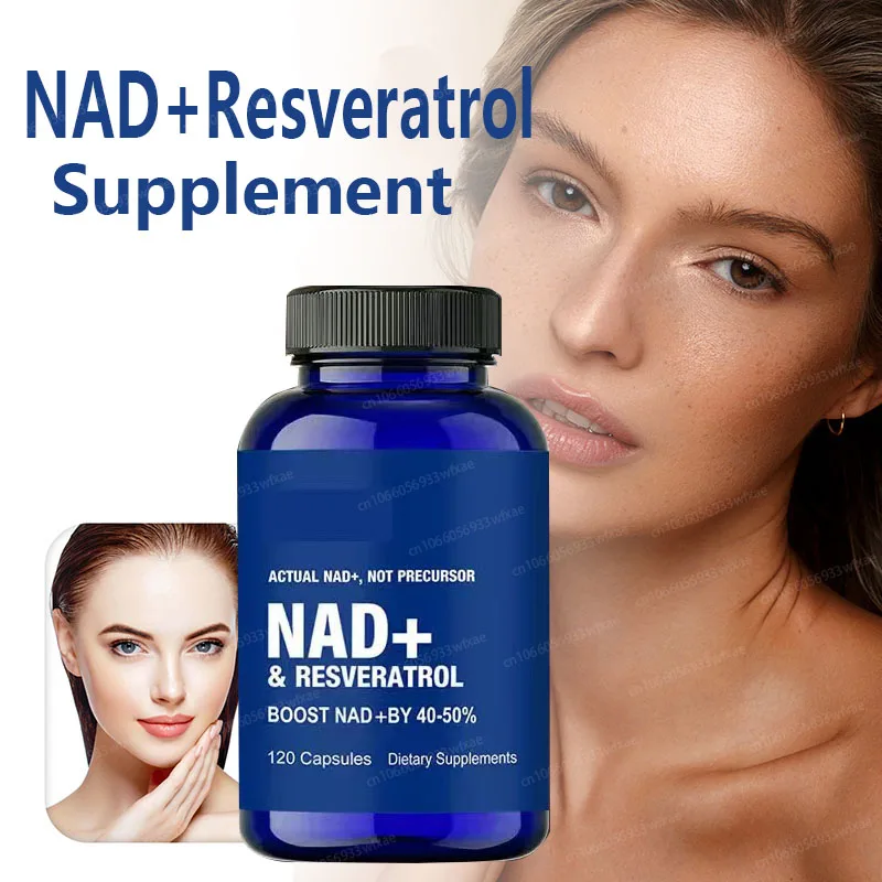 NAD Supplements, Supplements with Resveratrol + Vitamin B3, Energy Boost Supplements Supports Cellular Health