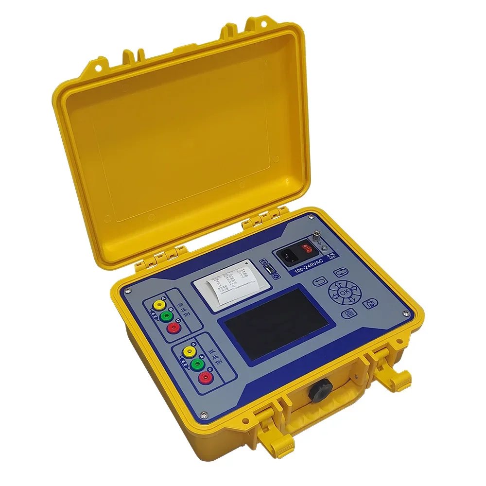 Tragbarer dreiphasiger TTR-Transformator für Testkit, Messgerät, PT CT, DC-Widerstand, Umdrehungen, Verhältnisprüfer mit eingebauter Batterie, gutes P