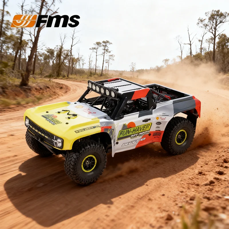 

FMS 1:7 Liema Professional Brushless High-Speed Violent Four-Wheel Drive Racing Short Card Off-Road RC Remote Control Car Model