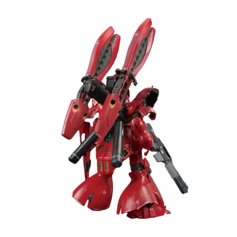 Bandai en Stock Original RG 1/144 GUNDAM Anime Figures MSN-04FF SAZABI GUNDAM Action Figure Jouets PVC Modèle de Collection pour Enfants