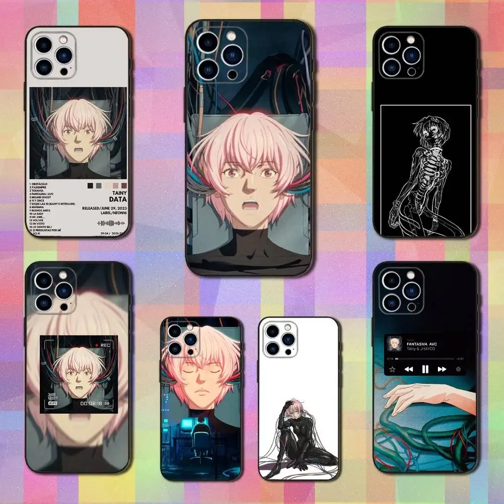 

D-DATA Singer T-Tainy Phone Case For iPhone 16,15,14,13,12,11 Plus,Pro Max,XS,X,XR,SE,Mini,8,7,Soft Silicone Black Cover