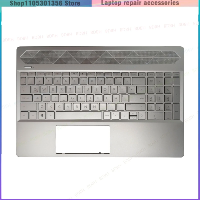 NEW FOR HP PAVILION 15-CS 15T-CS 15-CW TPN-Q208 Spanish/Latin Keyboard Palmrest