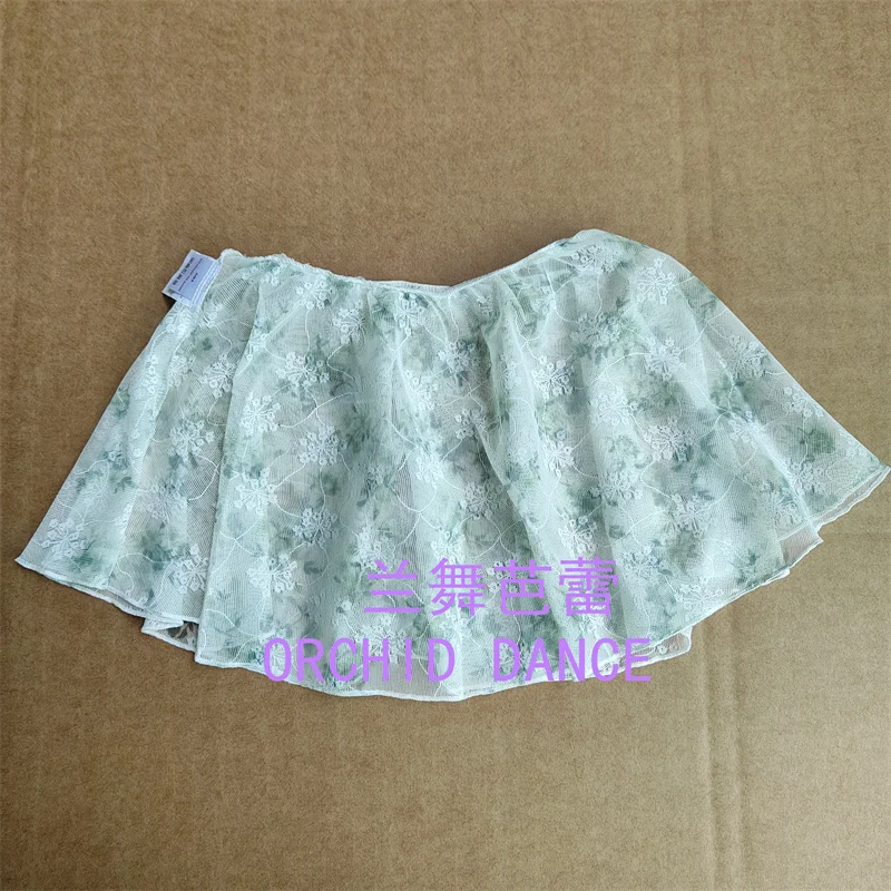 رخيصة أطفال بنات الطفل ممارسة الرقص ارتداء دنة الأزهار المطبوعة شبكة الباليه التنانير مع ثياب متطابقة