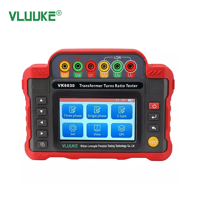 VK6030 Portable Transformer Turns Ratio Tester 220V Handheld Equipment TTR Meter